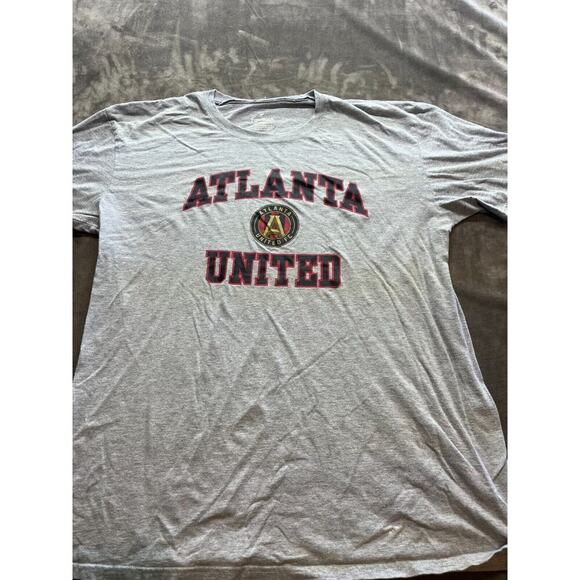 Atlanta‎ United FC Shirt Adult XL Gray MLS Casual Soccer Sports Fanatics Men - Picture 1 of 6